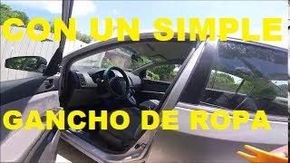 Como Abrir cualquier Carro con Un Gancho de Ropa 100% efectivo