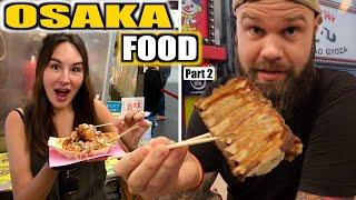 Eating Our Way Around OSAKA JAPAN Food Tour Vlog 