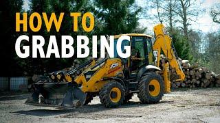 How To Grabbing with a JCB Backhoe Loader