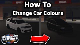 How To Change Car Color in ERLC