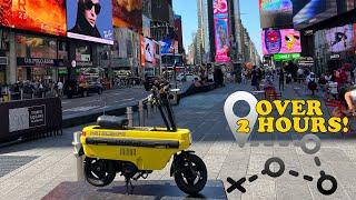 I Rode My HONDA MOTOCOMPO To Times Square