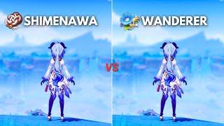 Wanderer vs Shimenawa Best Build for C0 GANYU??  Genshin Impact 