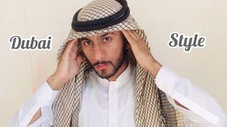 How to tie Dubai style  full tutorial  Majid shah 2020