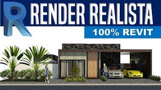 Como fazer render realista no Revit  Passo a passo completo Renderização de imagens realistas