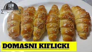 DOMASNI KIFLICKI - ДОМАШНИ КИФЛИЧКИ #kifli #кифли #кифлички #testo #тесто #recepti #рецепти #рецепт