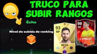 COMO SUBIR RANGOS CON TRUCO A TUS JUGADORES EN FC MOBILE 24