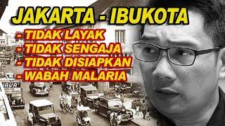 Ridwan Kamil  Jakarta Kepaksa Jadi Ibukota Tidak Layak dan Wabah Penyakit Malaria