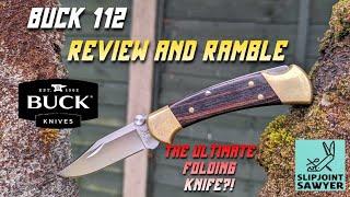 Buck 112 Folding Hunter Pocket Knife - The Ultimate Folding Knife?