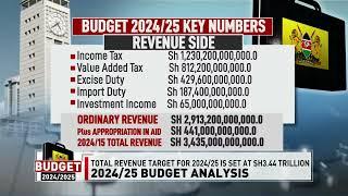 Key Revenue Side figures in the 202425 Budget