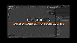 Blender3.0 using asset browser with animation quick tip