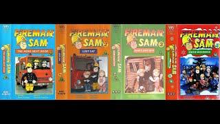 Fireman Sam – The Hero Next Door Lost Cat Sams Day Off and Snow Business 1988-89 UK VHS