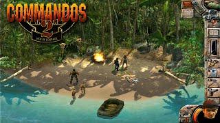 COMMANDOS 2 Men of Courage  The Guns of Savo Island - full gameplay walkthrough & commentary HD