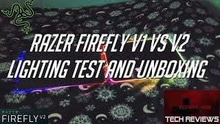 Razer Firefly V1 vs V2 -  Lightning Test and Unboxing - HollywoodShono Tech Reviews