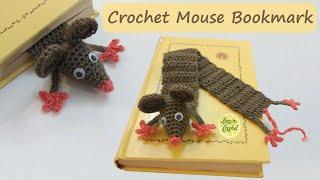 How to Crochet Amigurumi Mouse Bookmark  Crochet Tutorial for Beginners  Lemon Crochet