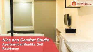 Room Tour Nice and Comfort Studio Apartment at Mustika Golf Residence