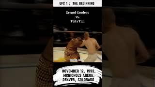 Breakdown - The FIRST EVER fight in the UFC Teila Tuli vs. Gerard Gordeau #ufc #mma #sumowrestling