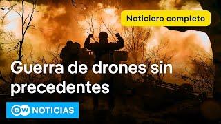  DW Noticias del 10 de noviembre Ataques cruzados entre Rusia y Ucrania Noticiero completo