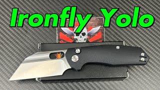 Ironfly Yolo button lock folding knife  Kunwu on a budget 