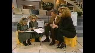 Olsen twins interview.Age 6. 1992