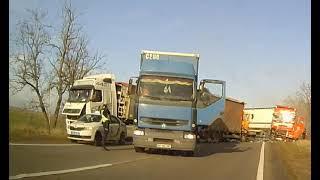 ДТП с участием четырех  фур на трассе Николаев - Одесса