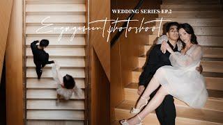 WEDDING SERIES ep.2  engagement photoshoot grwm vlog prep & more