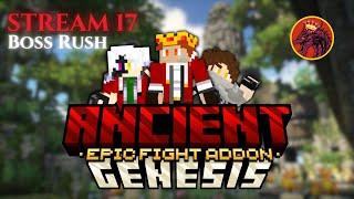 Minecraft Epic Fight Mod  Ancient Genesis Development Stream 17 BOSS RUSH