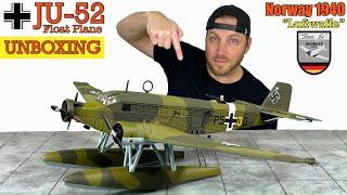 JU-52 Float Plane UNBOXING Its HEAVY