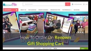 How To Order On Renown Gift Shopping Cart