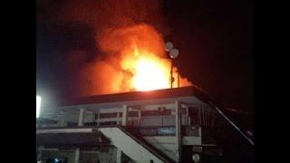 Pasar Klewer SOLO terbakar sekitar pukul 20.00 WIB