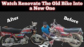 Restoration of old bike into the new  #restoration  #bike