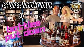 BOURBON HUNT HAUL & BOTTLES PUT DOWN see what weve got