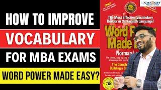 How to improve Vocabulary for CAT 2023  Word Power Made Easy?