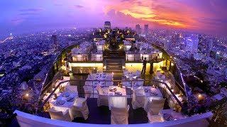 Banyan Tree Hotel Bangkok Thailand most AMAZING rooftop in the world