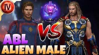 T4 STARLORD vs THOR  HERO ALIEN MALE ABL COMPARISON  MARVEL Future Fight  mff