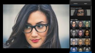Filters and corrections with Windows 10 Photos