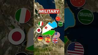 Why Do All Countries Want Military Bases In Djibouti ?? #shorts #geopolitics #politics #usmilitary