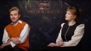 Tom Glynn-Carney Ewan Mitchell & Harry Collett on working with other HOUSE OF THE DRAGON cast