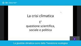 La giustizia climatica cuore della Transizione ecologica