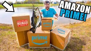 AMAZON PRIME STOCKS MY PONDS *First Time FISHING THEM*