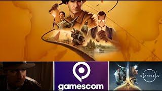 GAMESCOM 2024  ГЕЙМПЛЕЙ  INDIANA JONES  И   STARFIELD SHATTERED SPACE