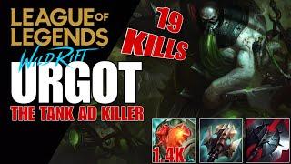 WILD RIFT URGOT IM THE CARRY TANK AD IS BROKEN FOR REAL  MUST WATCH 