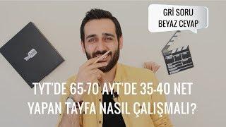 TYTde 65-70 AYTde 35-40 Net Yapan Tayfa Nasıl Çalışmalı?