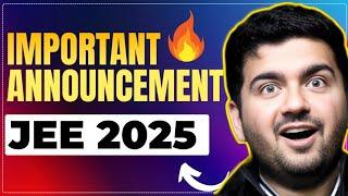 Crush it in 5 months  JEE Main 2025  Big news