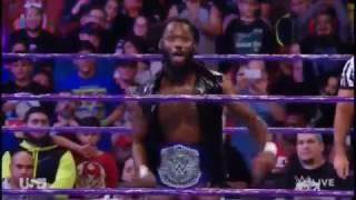 Rich Swann entrance as WWE Cruiserweight Champion