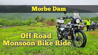 First Monsoon Off Road Bike Ride to Morbe Dam  Moto Wanderers  Karjat  @RidetoFly9  RE  4K