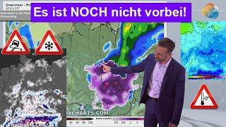 Es ist noch nicht vorbei Nach Tagen mit Schnee & Frost wärmer und weiter unbeständig mit Gewittern