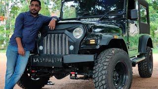 Ex Army Black Beast ConvertedII MM550 To #MahindraThar Di Turbo AC II Powersteering Offroad Tyres