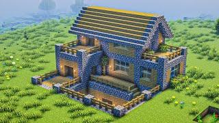 Minecraft How To Build a Wooden Survival House   Tutorial