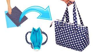 How to sew a handmade bag simply - detailed tutorial
