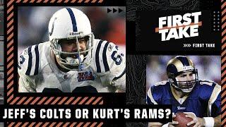 Jeff Saturday’s Colts or Kurt Warner’s Rams Who was ‘The Greatest Show on Turf’?  First Take